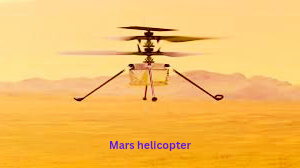 Mars helicopter landing damage